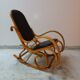 Rocking-Chair en hetre XXe siecle