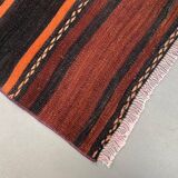 Old Turkish narrow Kilim Runner 421X53 cm shabby chic, vintage kelim