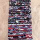Moroccan carpet boucherouite colored - 75 x 152 cm