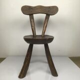 Brutalist low chair