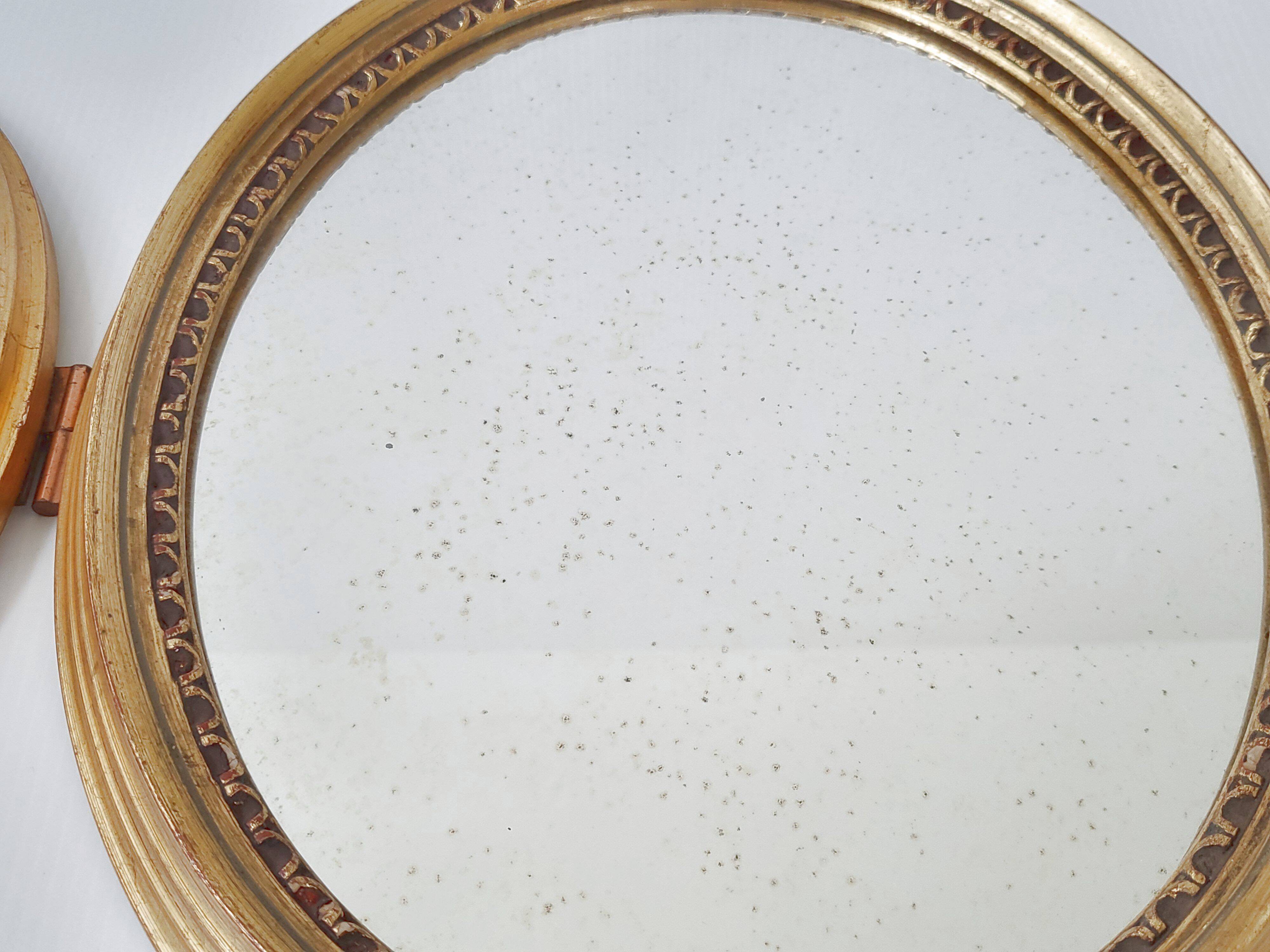 Vintage triptych mirror