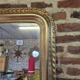 Antique Louis Philippe style gilded mirror