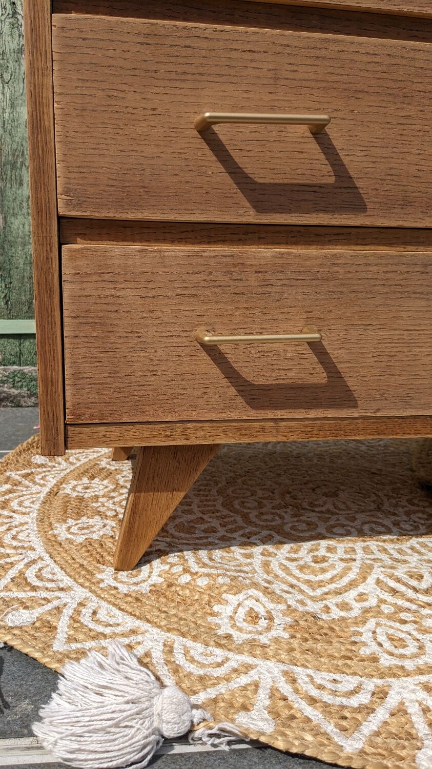 Commode pieds compas vintage
