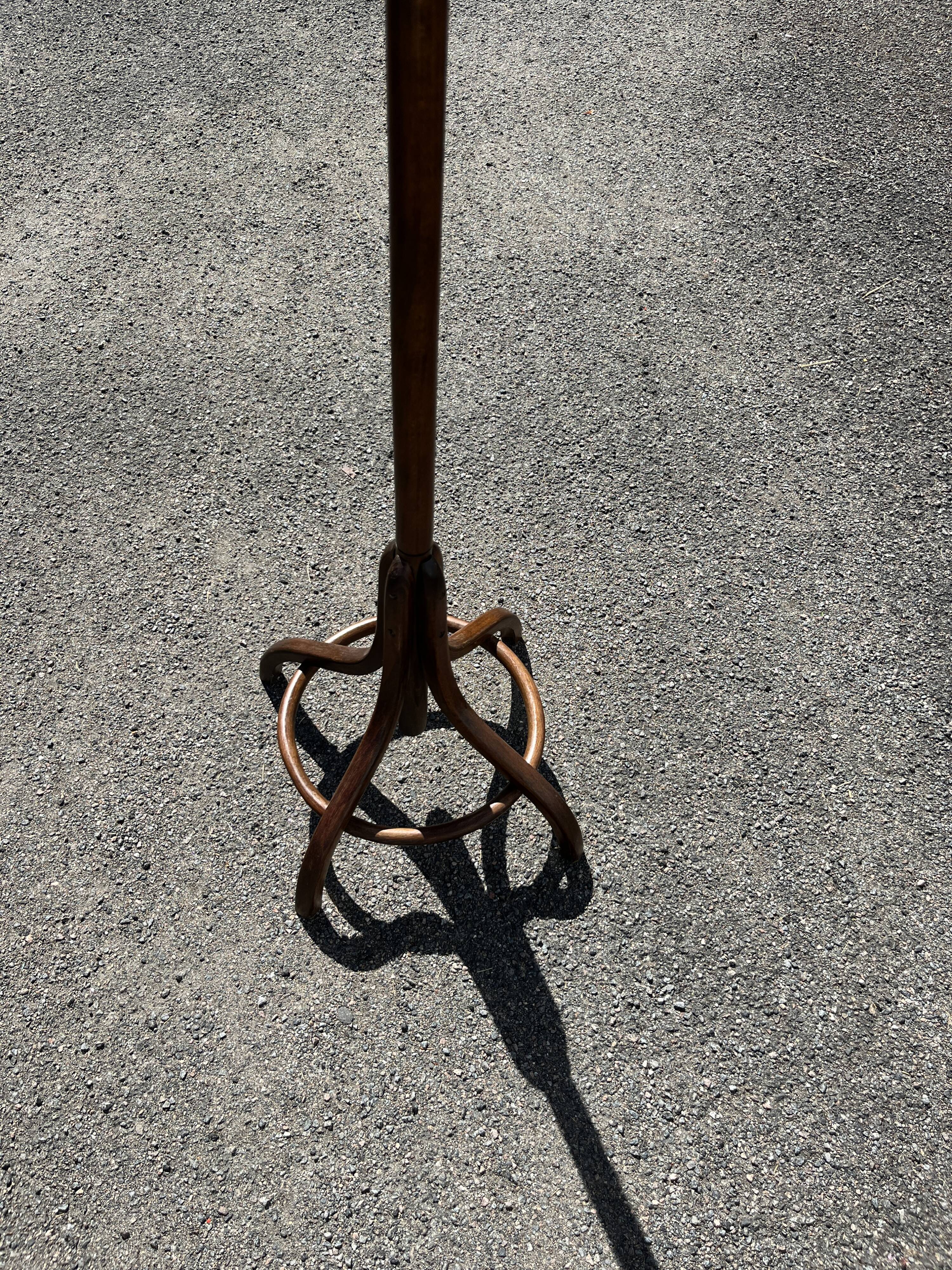 Baumann coat rack on vintage parrot stand