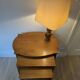 Vintage 1960s nesting tables in solid oak.