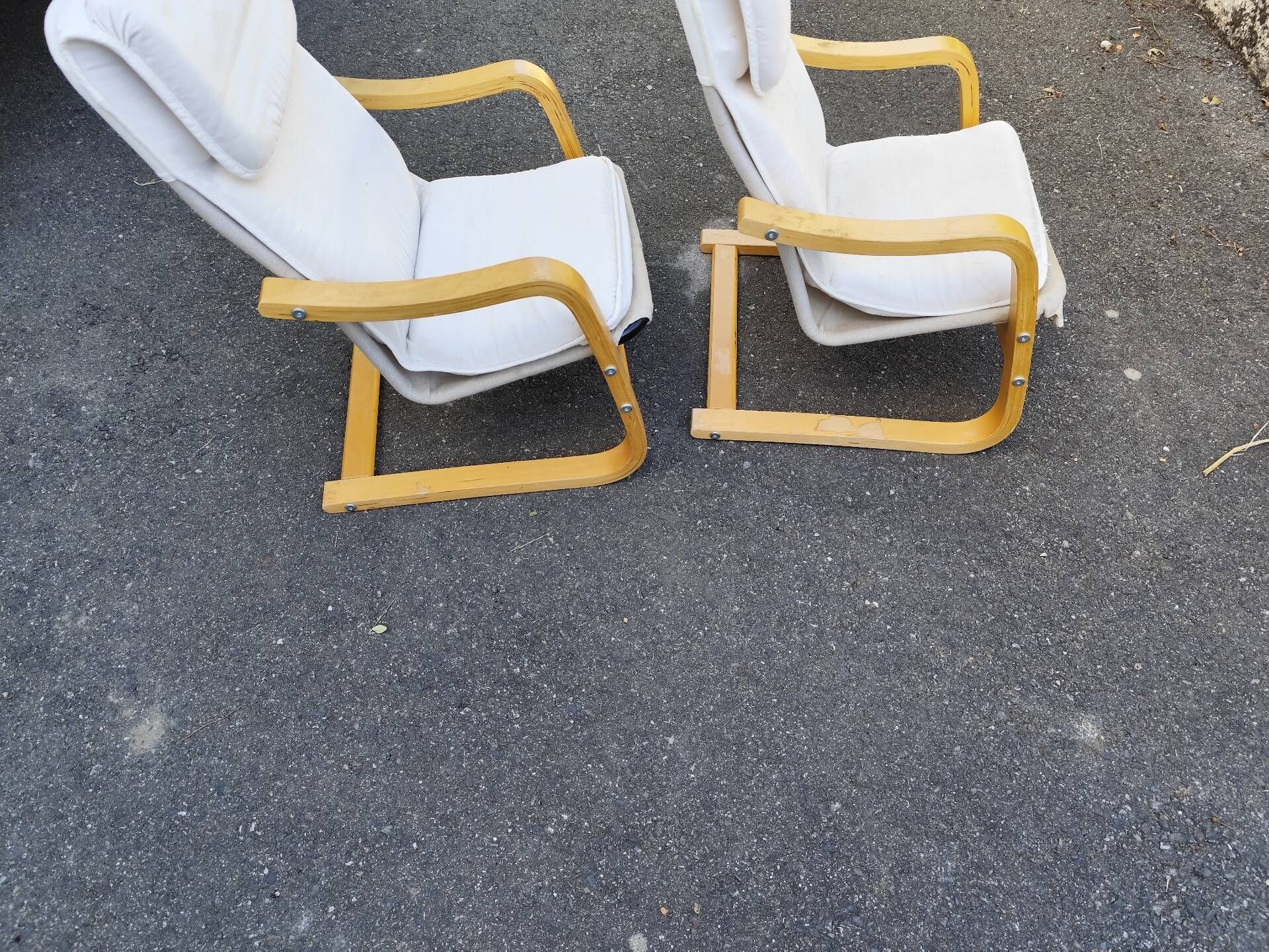 Paire de chaises fauteuils enfant