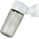 Vintage white porcelain wall light, 1960s