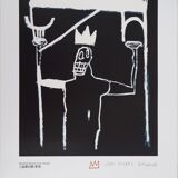 Jean-Michel Basquiat: The King, signed lithograph