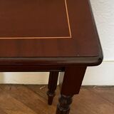 End of sofa, small coffee table style