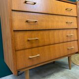 Vintage dresser with tapered feet
