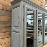 Oak vessel with grey patina