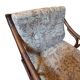 Pair of vintage rattan armchairs  
1960s–1970s