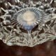 Cendrier en cristal vintage