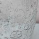 Moulded pressed glass vase