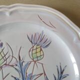 Vallauris thistle decor plate 60'