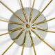 Very nice large 12-armed Mid Century Modern Brass Sputnik ceiling lamp