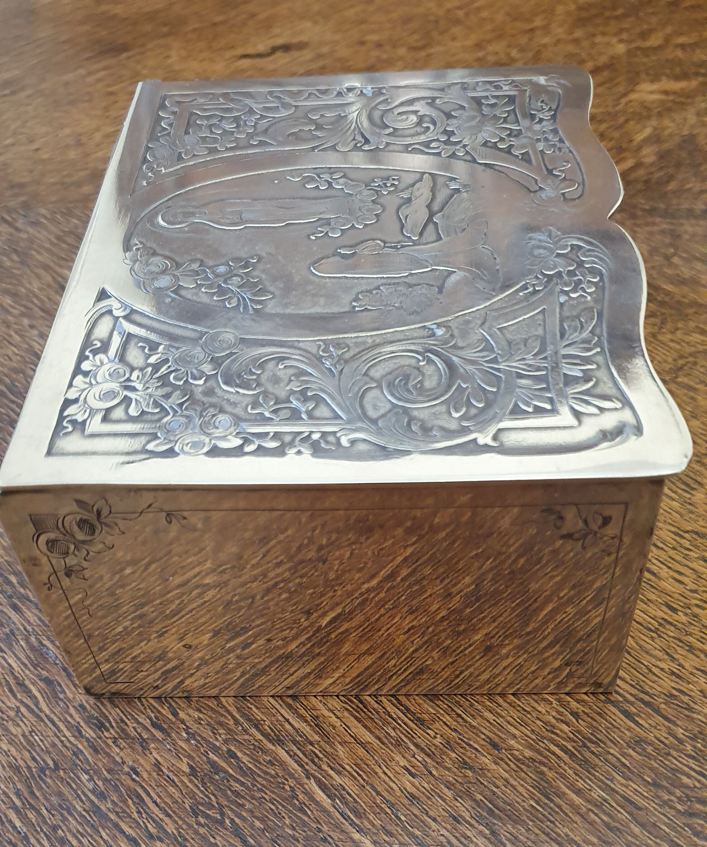 Silver plated box