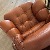 Fauteuil en cuir
