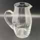 Fine chiseled glass carafe