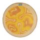 Orange Yellow Round "Amoebe" Desso Carpet