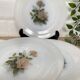 Set of 6 Arcopal Rose de France dessert plates