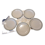 5 flat plates "Nobilis" Sarreguemines