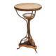 Art Nouveau bentwood & rattan pedestal table, Central Europe, c. 1900–1925