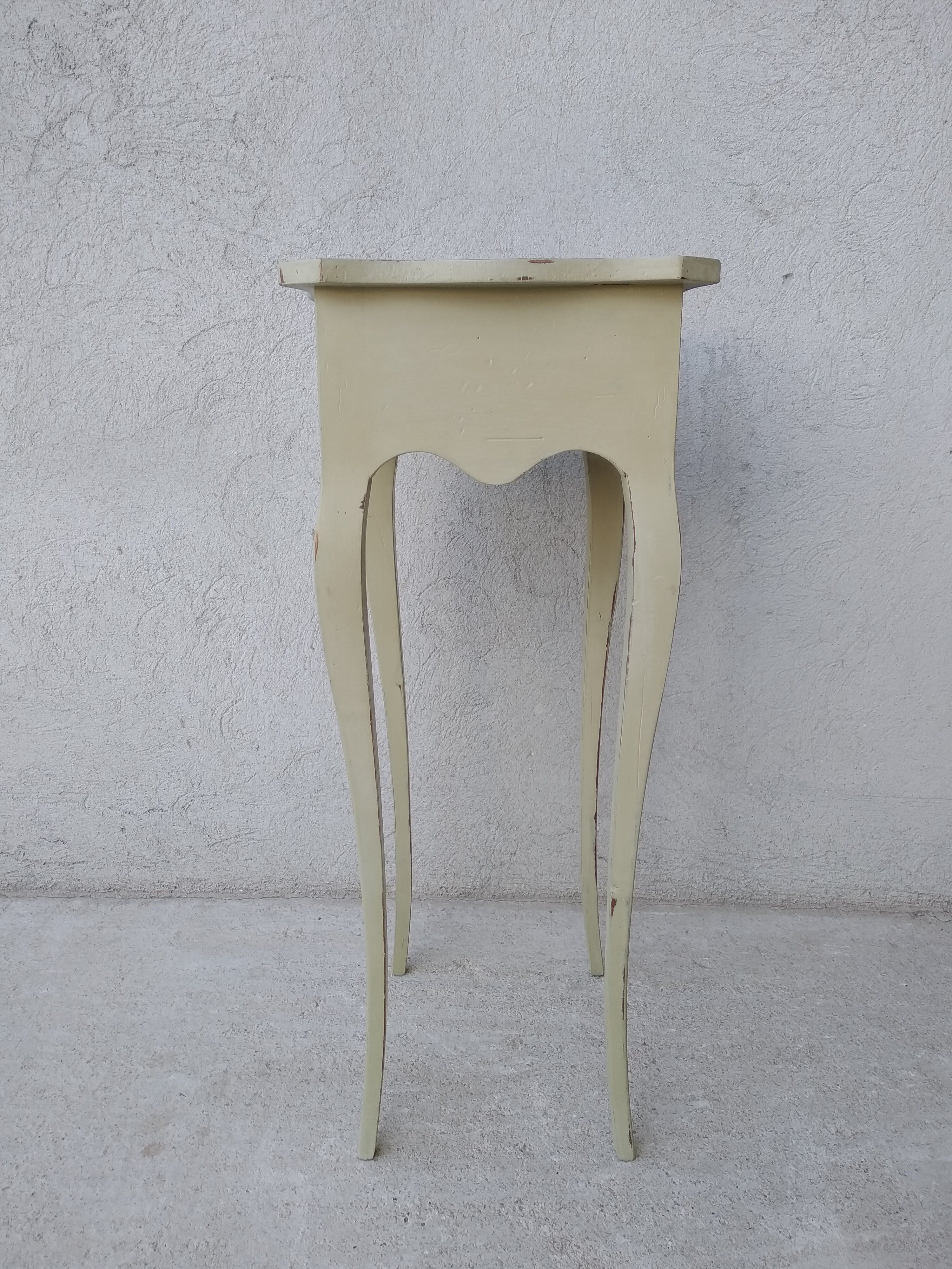 Side table or bedside patinated Louis XV style patinated