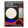 Affiche Originale de 1970 Constantin - Meubles et Sieges Français d'aujourd'hui - Design