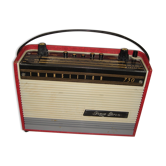 Poste radio pizon bros transistor 750 rouge de 1960