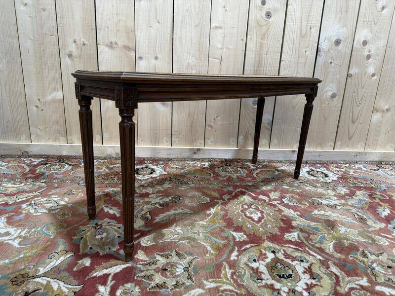 Banc - Banquette de piano / d'office en cannage Louis XVI