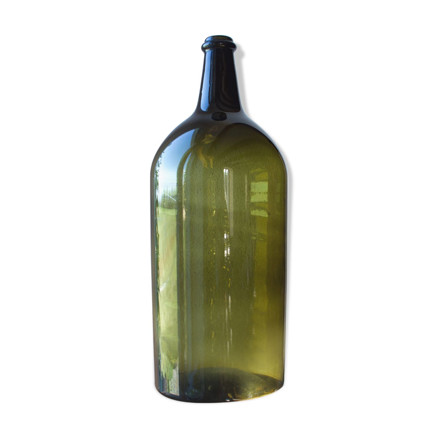 Vintage blown glass bottle