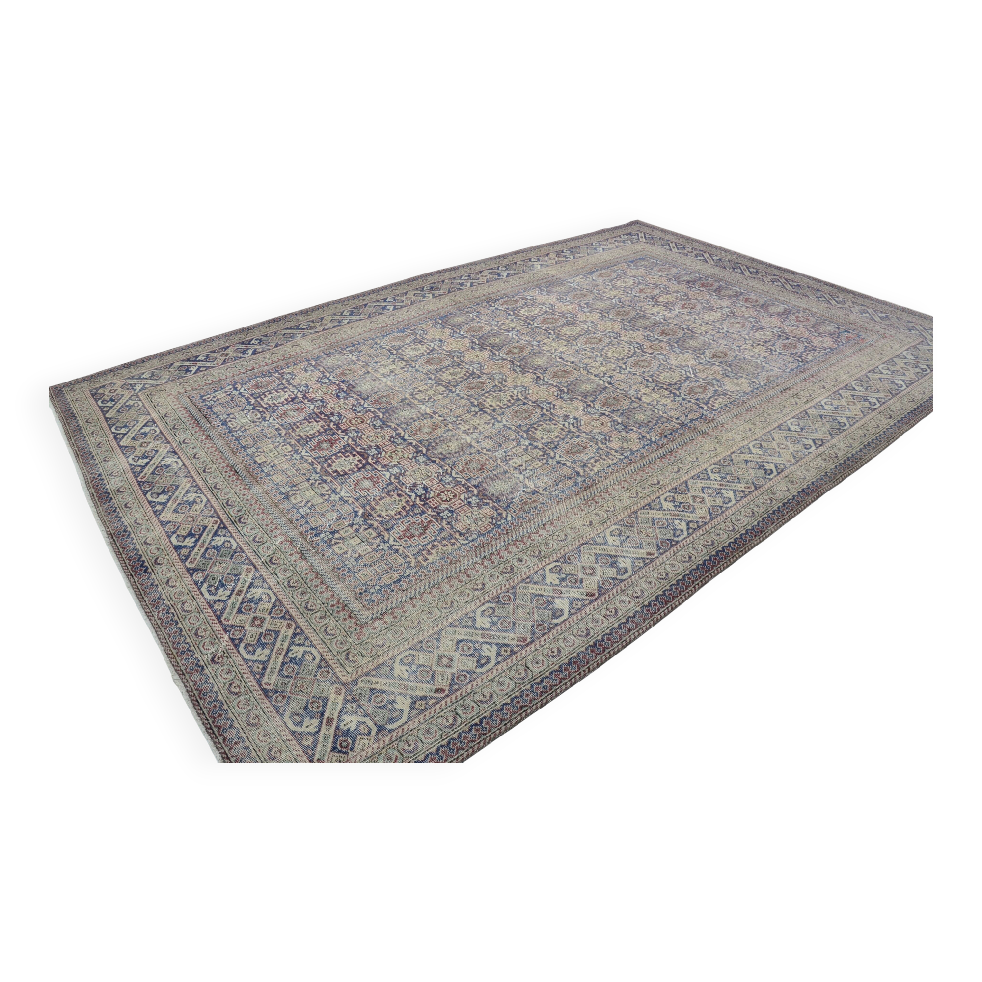 Vintage Anatolian Big Size Oushak Rug sku 3020