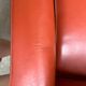 Cognac CAB Cassina 2-seater leather sofa