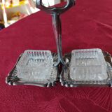 Silver tray with salters