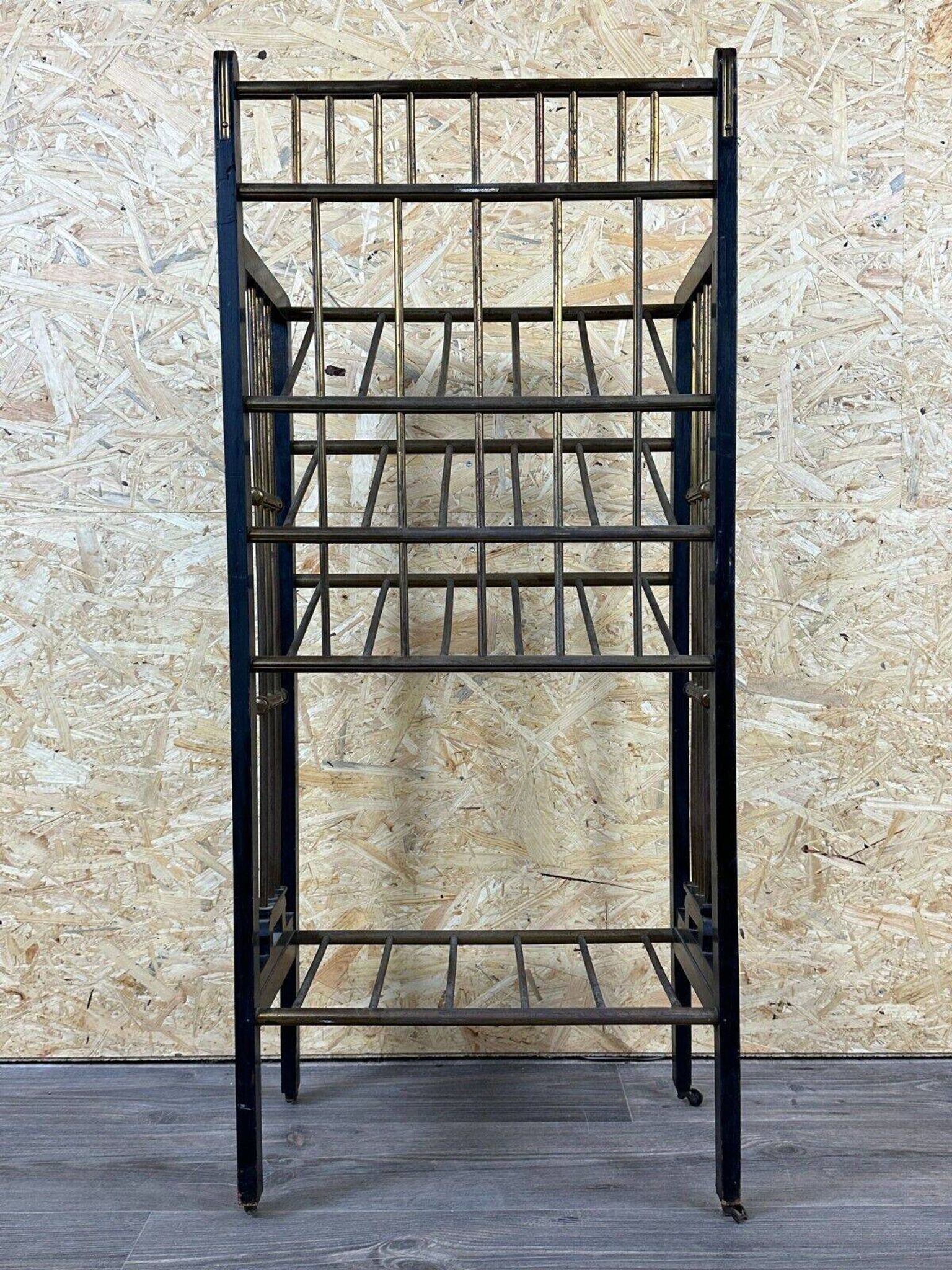 Magazine rack from Wiener Werkstätte Austria made of mahogany & brass around 1900
