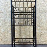 Magazine rack from Wiener Werkstätte Austria made of mahogany & brass around 1900