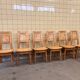Set of six vintage pine chairs by Tapiovaara
