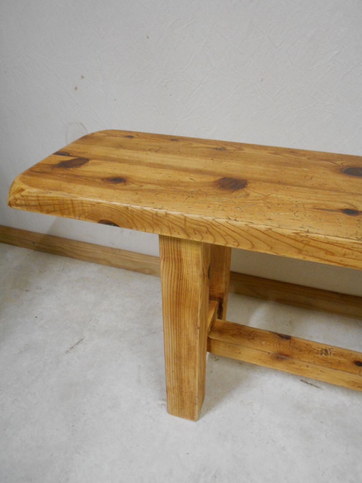 Mountain farm table and two benches