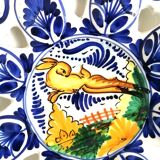 Openwork ceramic dish Deruta style