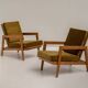 Paire de fauteuils de reconstruction française, France 1960s