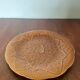 Gien primefleur brown slip plate