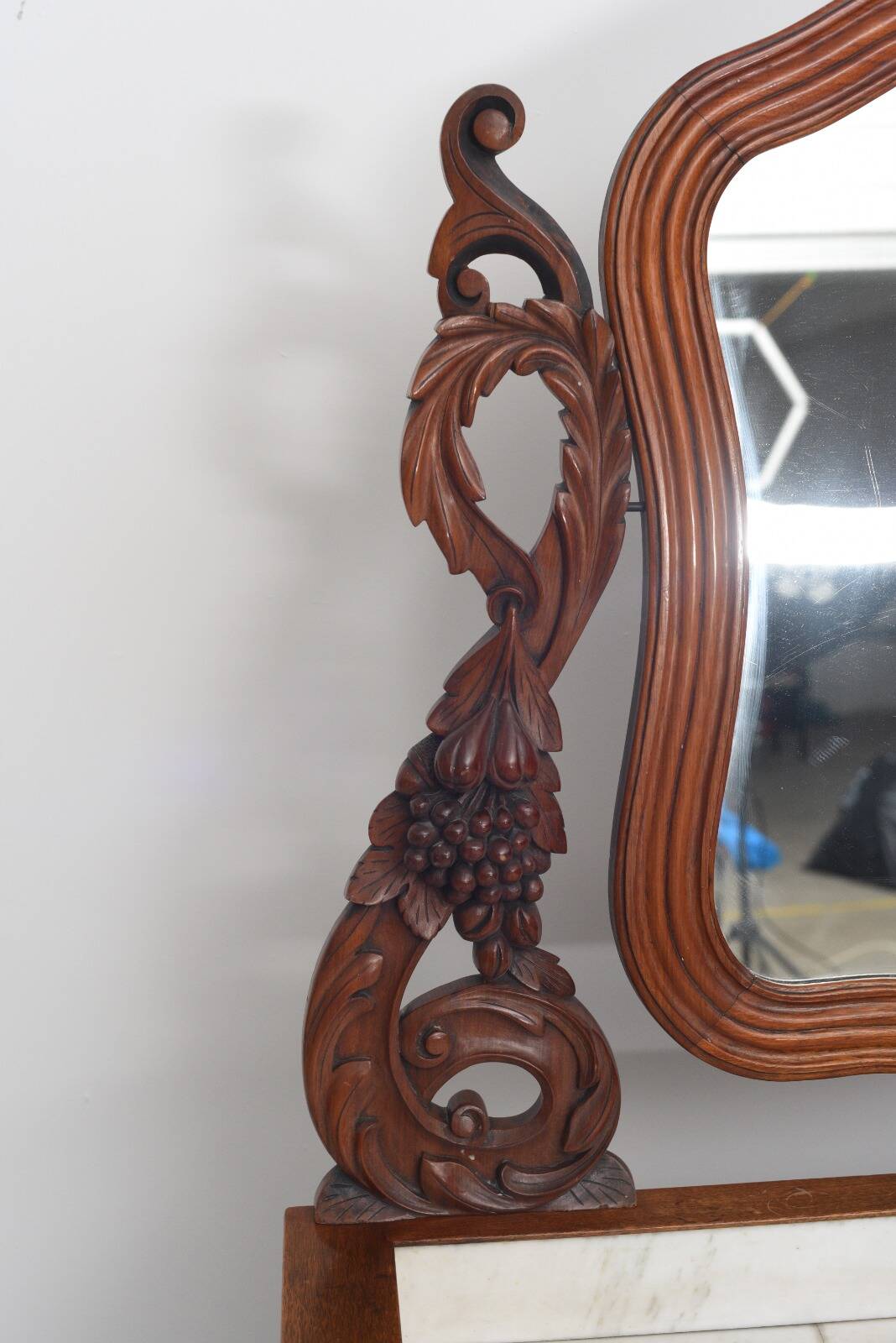 Victorian Toilet with marble and mirror