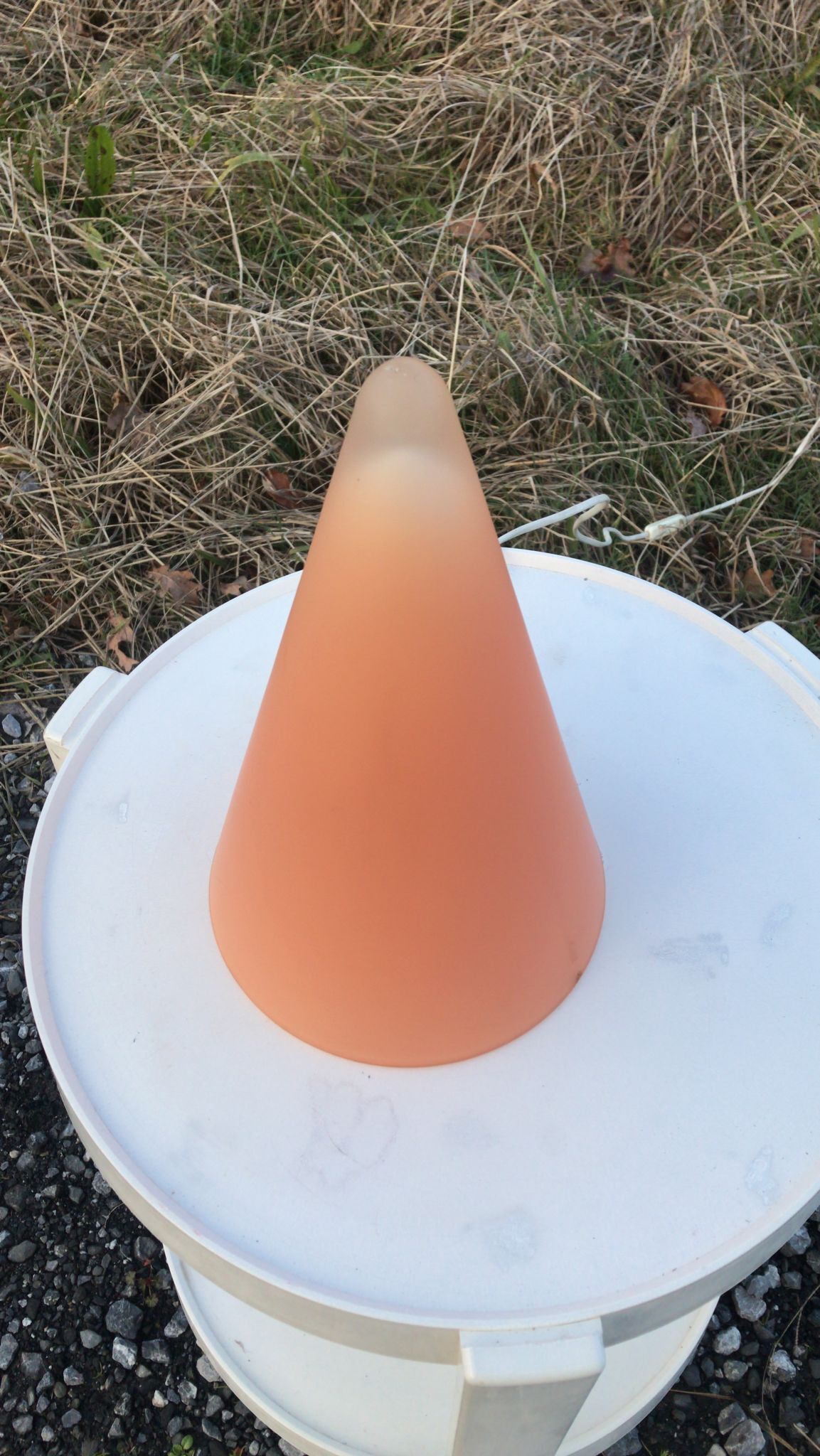 SCE teepee cone lamp