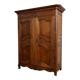 Louis XV period wardrobe, made of solid walnut.