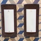 Pair of Fischer Leuchten wall lights design 1990