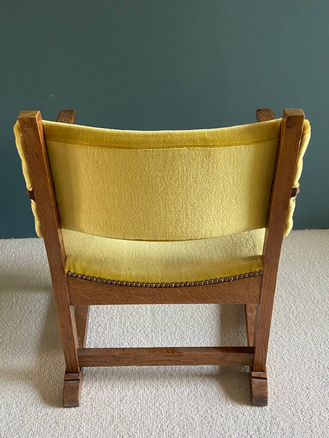 Paire de petits fauteuils années 30-40
