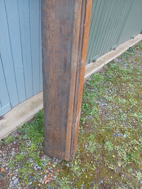 Très grande étagère/ casserolier ancien en bois