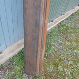 Very large antique wooden shelf/pot rack