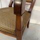 Set of six 19th century mahogany Restoration armchairs